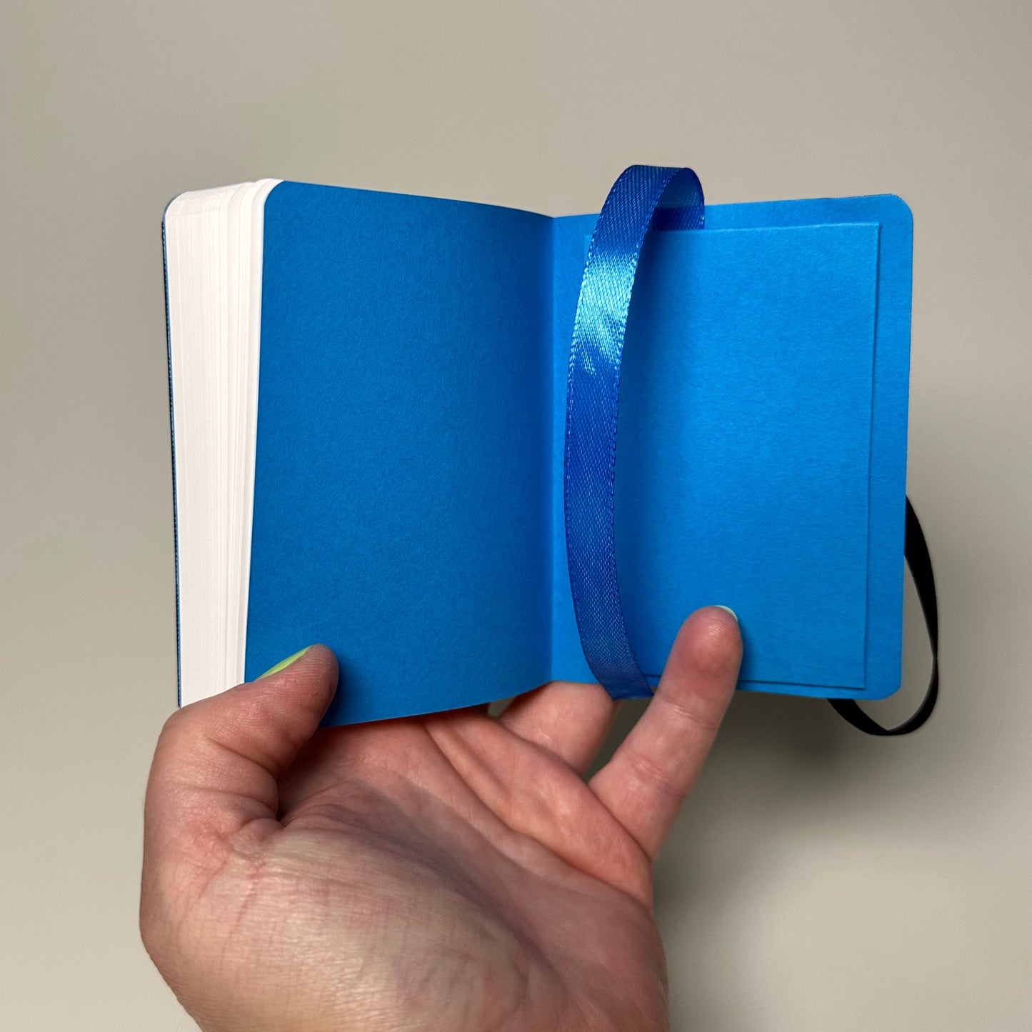 Black with Blue 3x4 Notebook