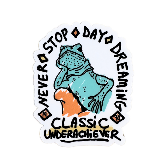 Daydreaming Lizard Sticker