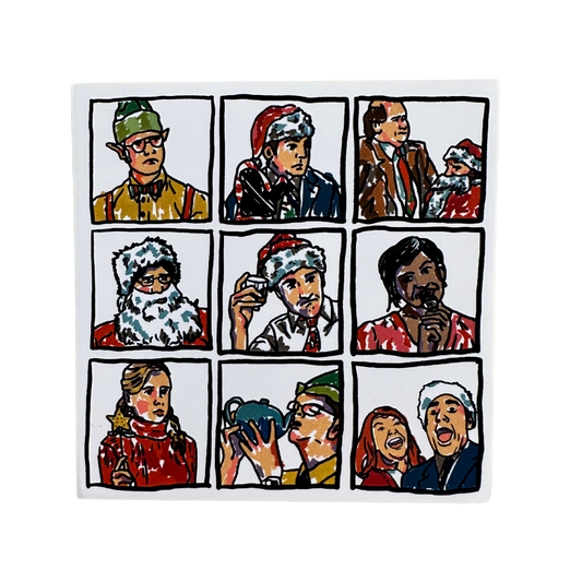 The Office Christmas Sticker